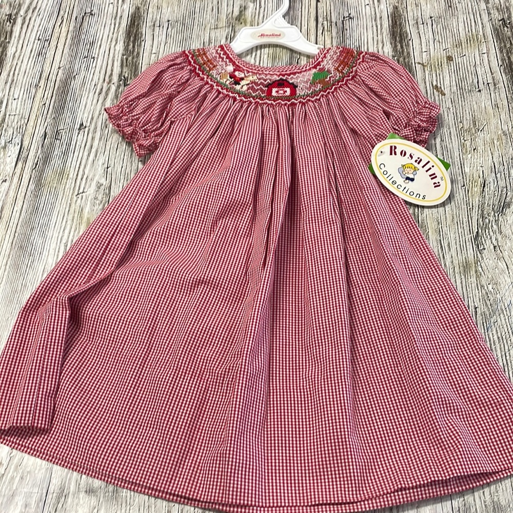 Nwt Rosalina Collections Smocked  Dress